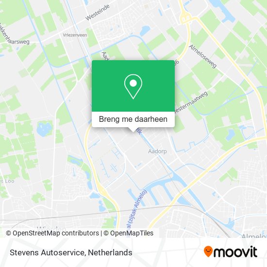 Stevens Autoservice kaart