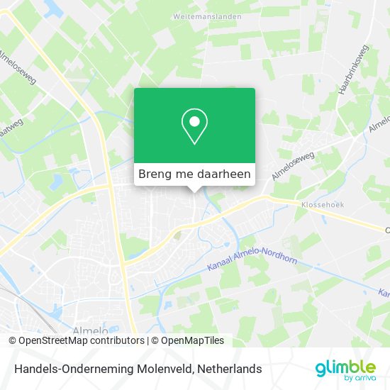 Handels-Onderneming Molenveld kaart