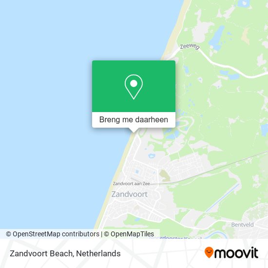 Zandvoort Beach kaart