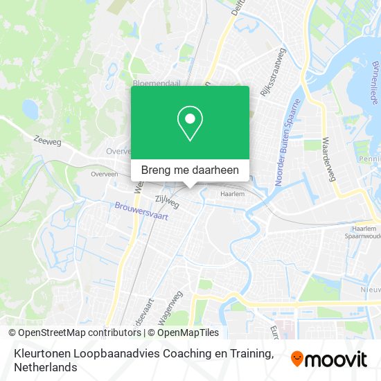 Kleurtonen Loopbaanadvies Coaching en Training kaart