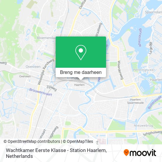 Wachtkamer Eerste Klasse - Station Haarlem kaart