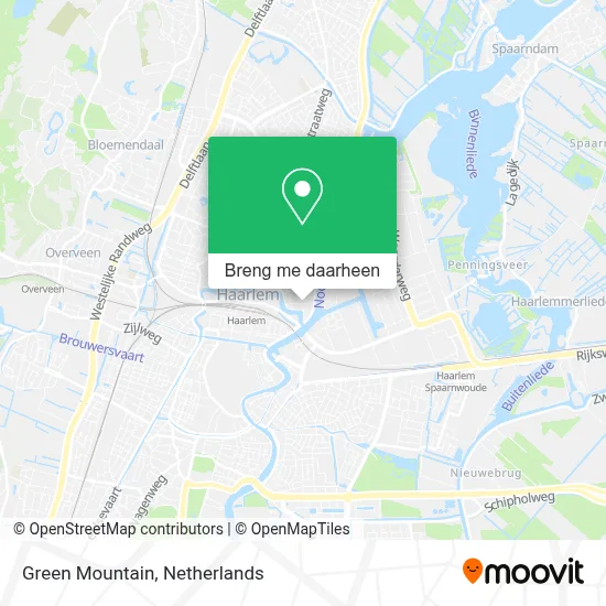 Green Mountain kaart