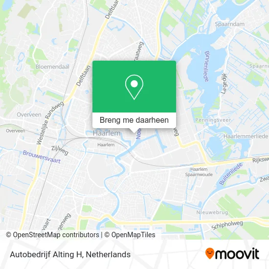 Autobedrijf Alting H kaart