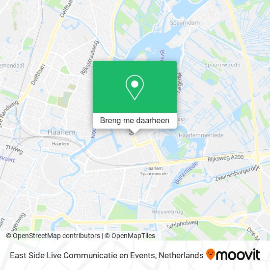 East Side Live Communicatie en Events kaart