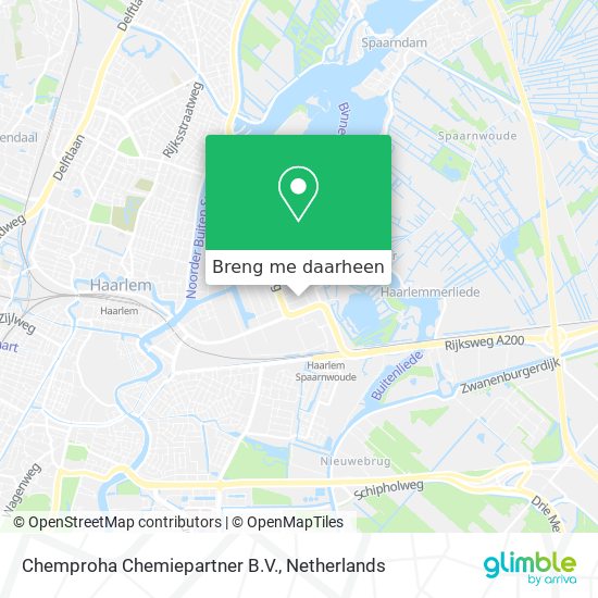 Chemproha Chemiepartner B.V. kaart