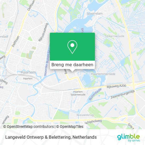Langeveld Ontwerp & Belettering kaart