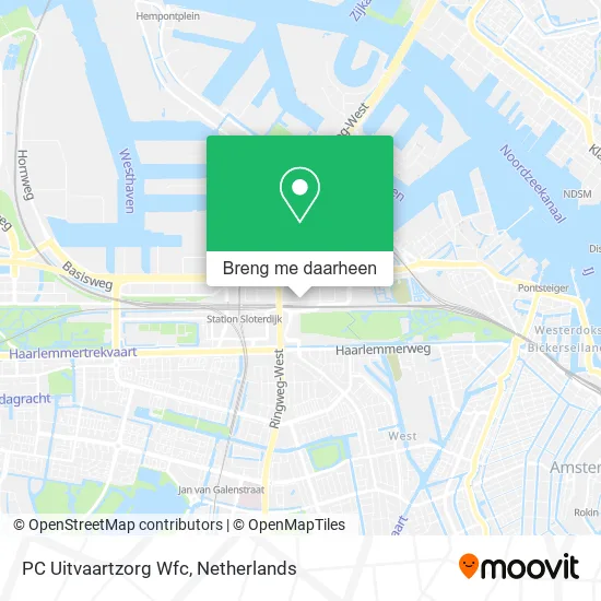 PC Uitvaartzorg Wfc kaart