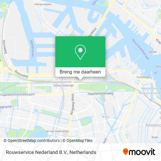 Rouwservice Nederland B.V. kaart