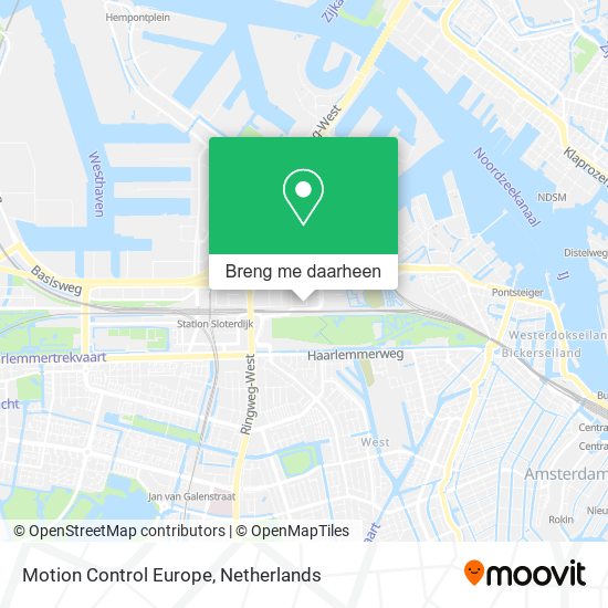 Motion Control Europe kaart