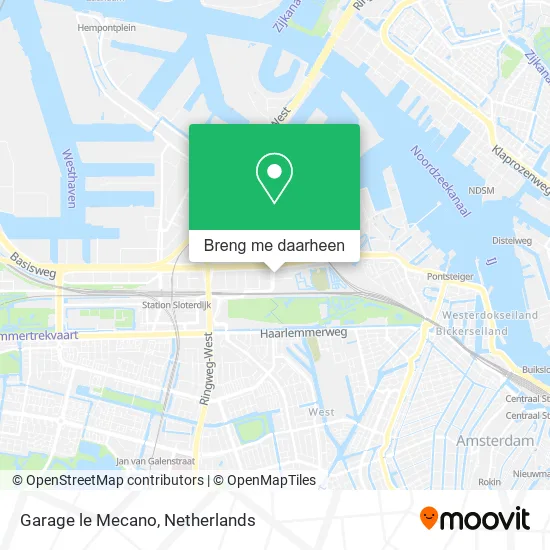 Garage le Mecano kaart