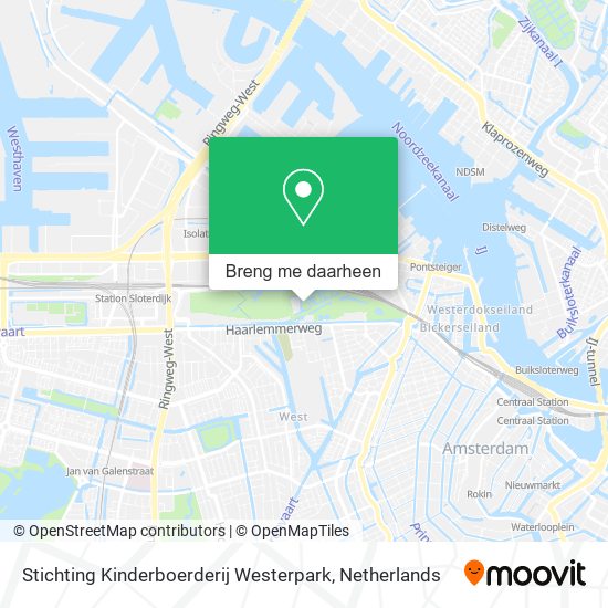 Stichting Kinderboerderij Westerpark kaart