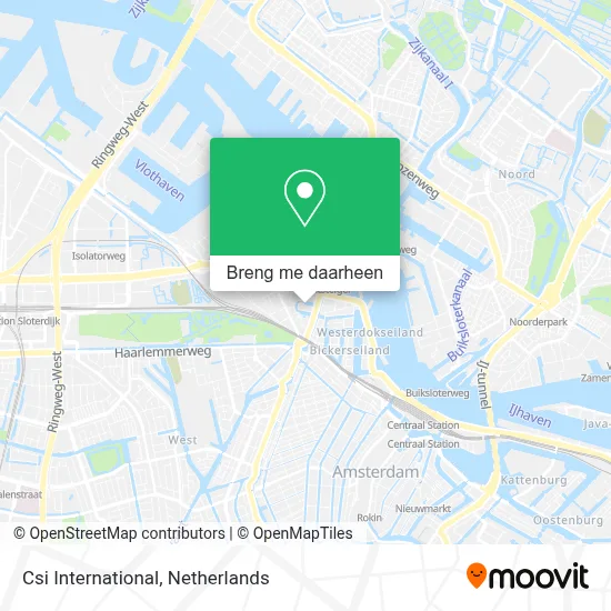 Csi International kaart