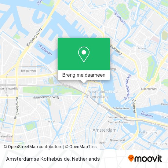 Amsterdamse Koffiebus de kaart