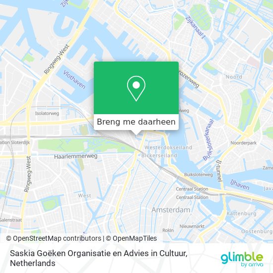 Saskia Goëken Organisatie en Advies in Cultuur kaart