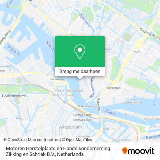 Motoren Herstelplaats en Handelsonderneming Zikking en Schriek B.V. kaart