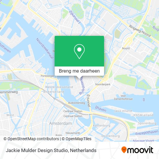 Jackie Mulder Design Studio kaart