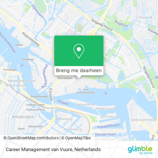 Career Management van Vuure kaart