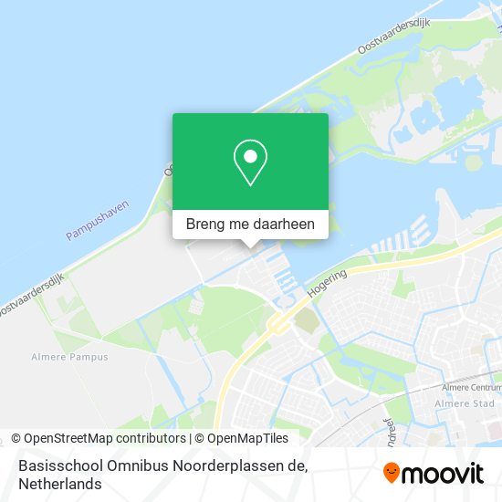 Basisschool Omnibus Noorderplassen de kaart