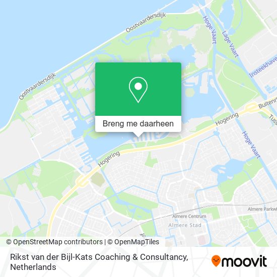 Rikst van der Bijl-Kats Coaching & Consultancy kaart