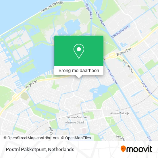 Postnl Pakketpunt kaart