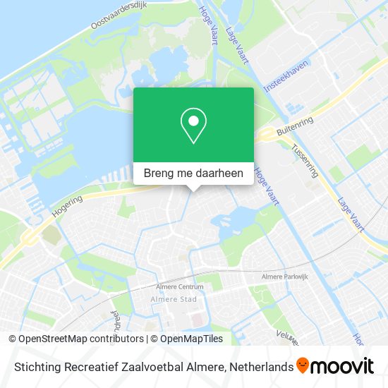 Stichting Recreatief Zaalvoetbal Almere kaart