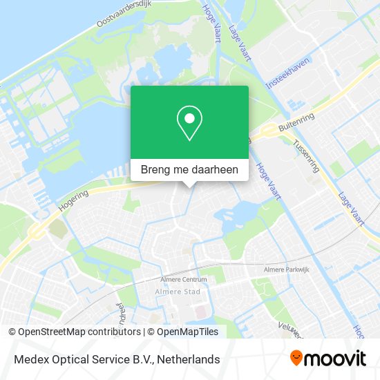 Medex Optical Service B.V. kaart