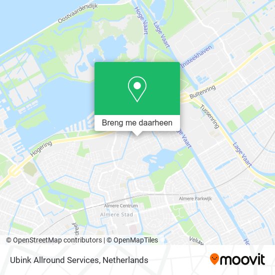 Ubink Allround Services kaart