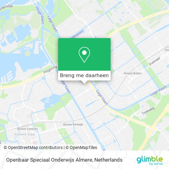 Openbaar Speciaal Onderwijs Almere kaart