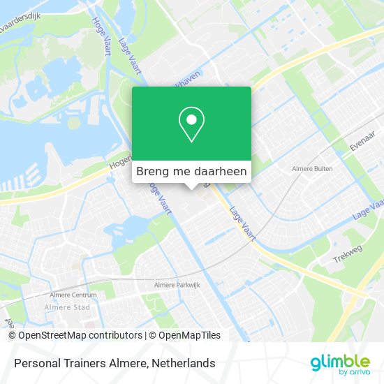 Personal Trainers Almere kaart