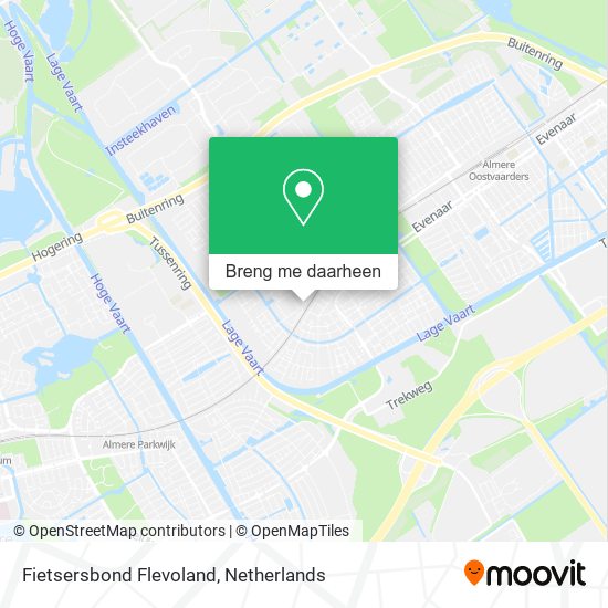 Fietsersbond Flevoland kaart