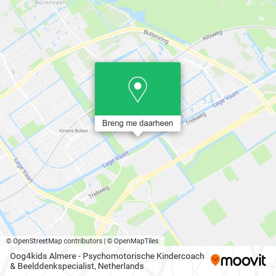 Oog4kids Almere - Psychomotorische Kindercoach & Beelddenkspecialist kaart