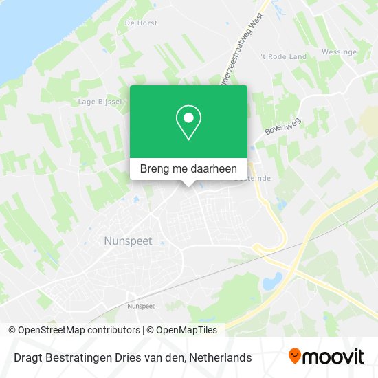 Dragt Bestratingen Dries van den kaart