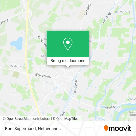 Boni Supermarkt kaart