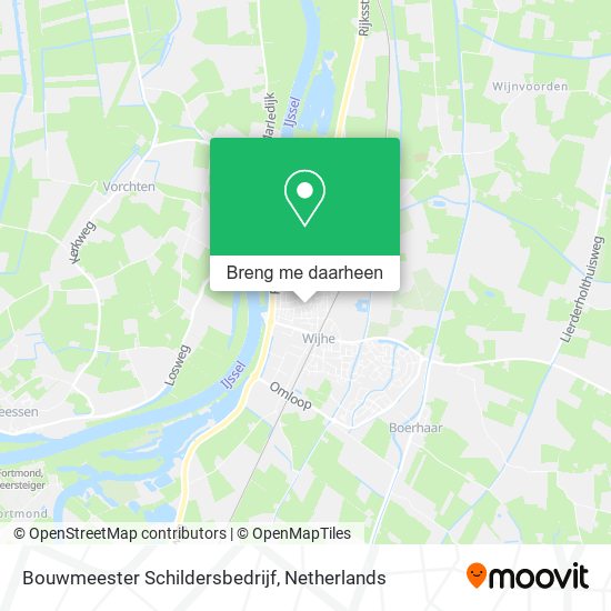 Bouwmeester Schildersbedrijf kaart