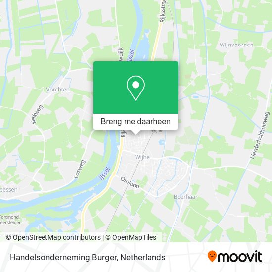 Handelsonderneming Burger kaart