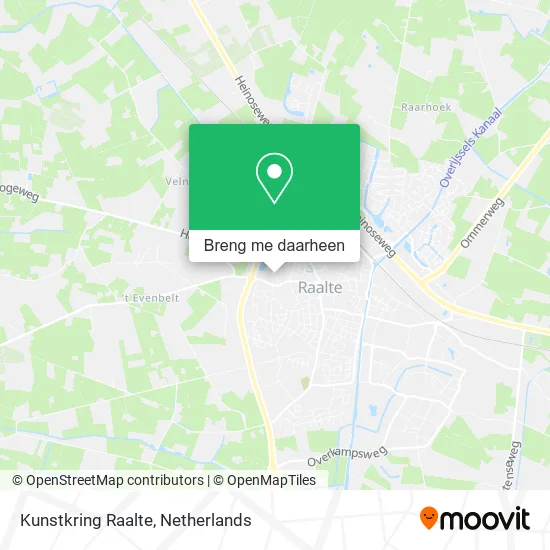 Kunstkring Raalte kaart