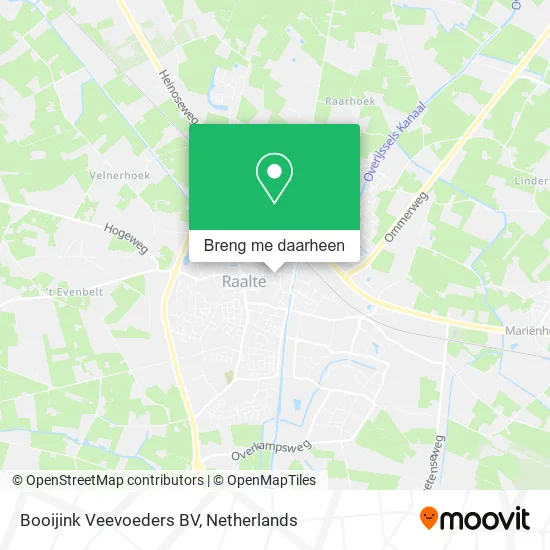 Booijink Veevoeders BV kaart