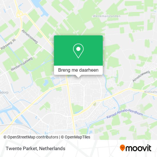 Twente Parket kaart