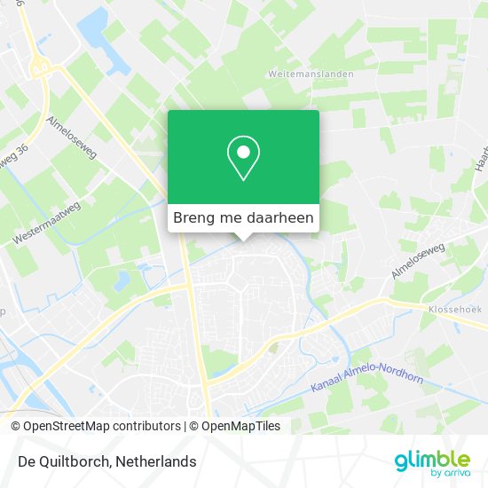 De Quiltborch kaart