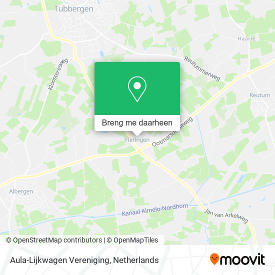 Aula-Lijkwagen Vereniging kaart