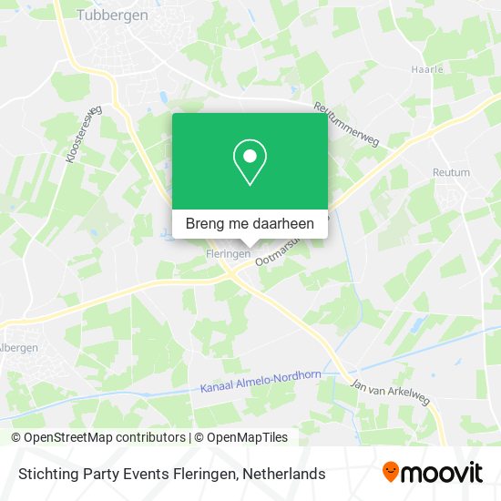 Stichting Party Events Fleringen kaart