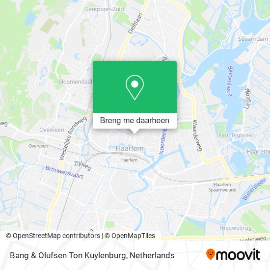 Bang & Olufsen Ton Kuylenburg kaart