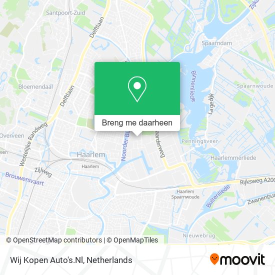 Wij Kopen Auto's.Nl kaart