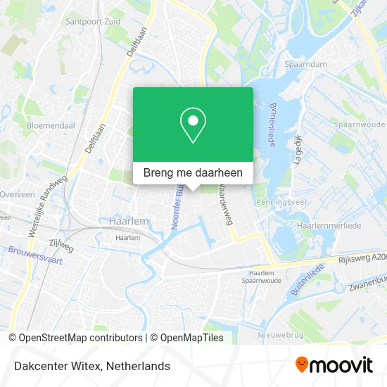 Dakcenter Witex kaart