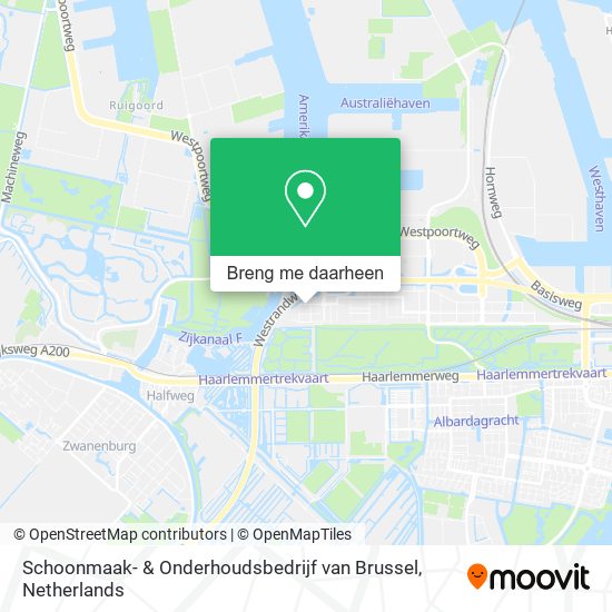 Schoonmaak- & Onderhoudsbedrijf van Brussel kaart