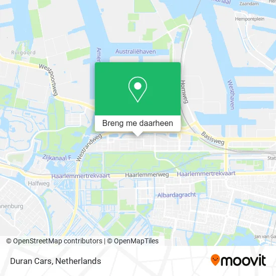 Duran Cars kaart