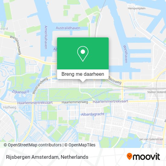 Rijsbergen Amsterdam kaart