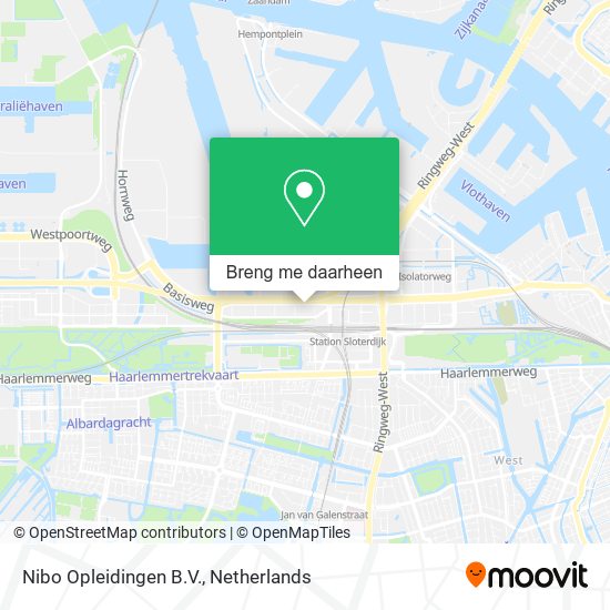 Nibo Opleidingen B.V. kaart