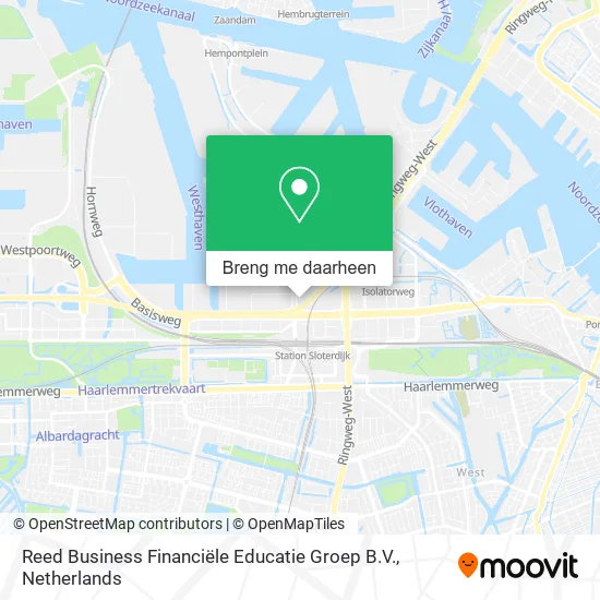 Reed Business Financiële Educatie Groep B.V. kaart