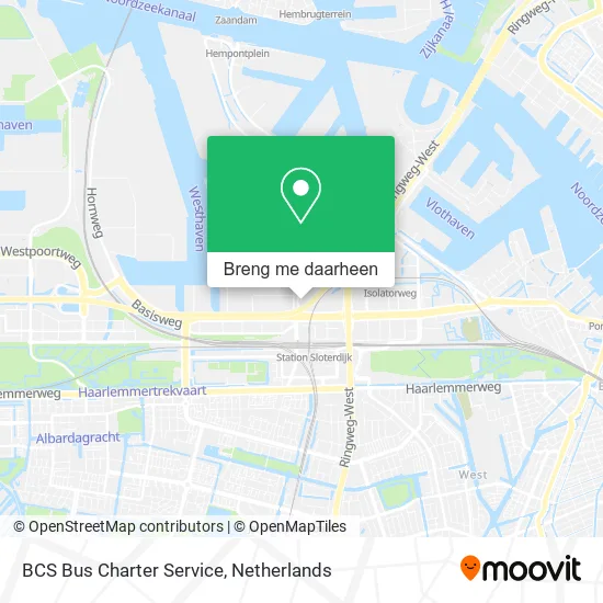 BCS Bus Charter Service kaart